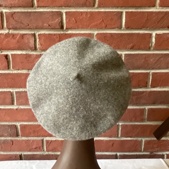 •14th & Union Grey Wool Beret Unisex O/S NWOT - Picture 4 of 9